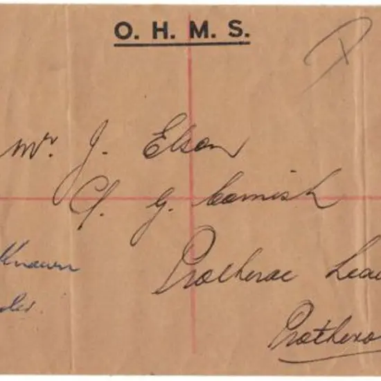 1955 (25th Oct) OHMS Registered cover with ...