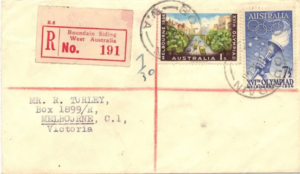 1960 (19th Dec) Reg cover from Boundain with cds ... Image 1++