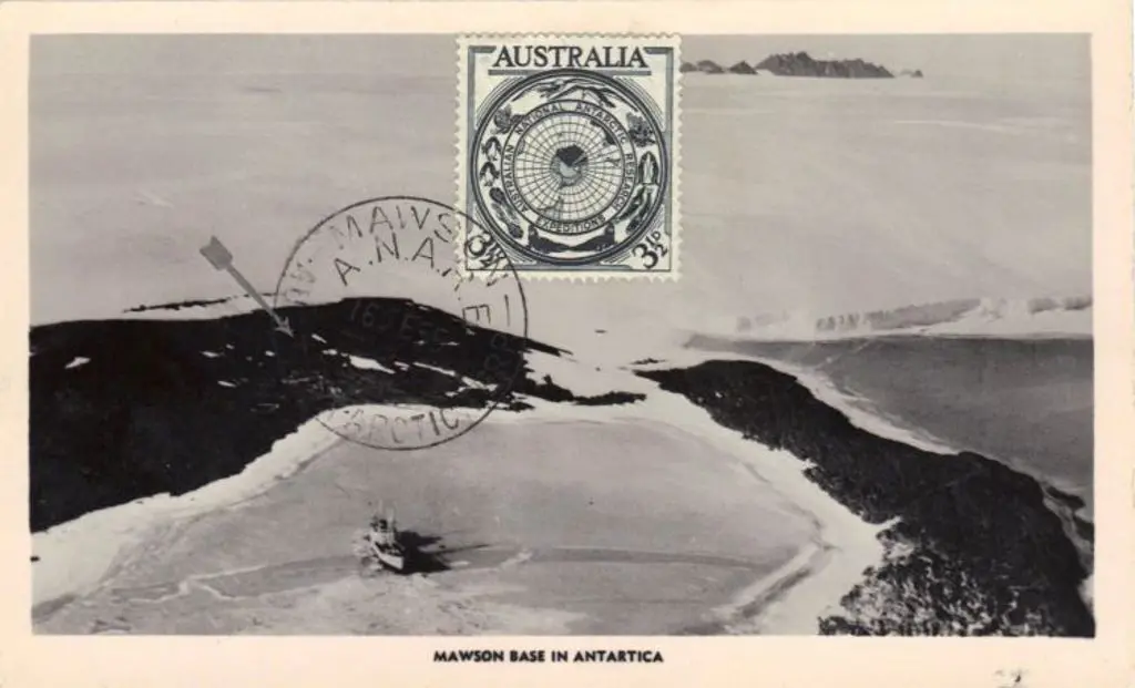 1955 (16th Feb) 3½d ANARE on "MAWSON BASE IN ... Image 1++