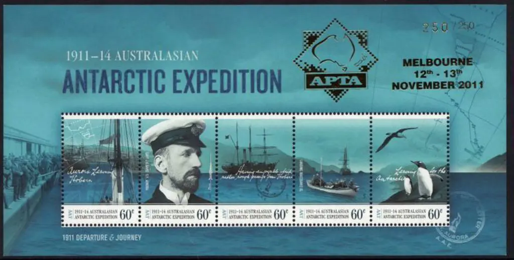 2011 Antarctic Expedition M/S ovpt "APTA MELBOURNE ... Image 1++