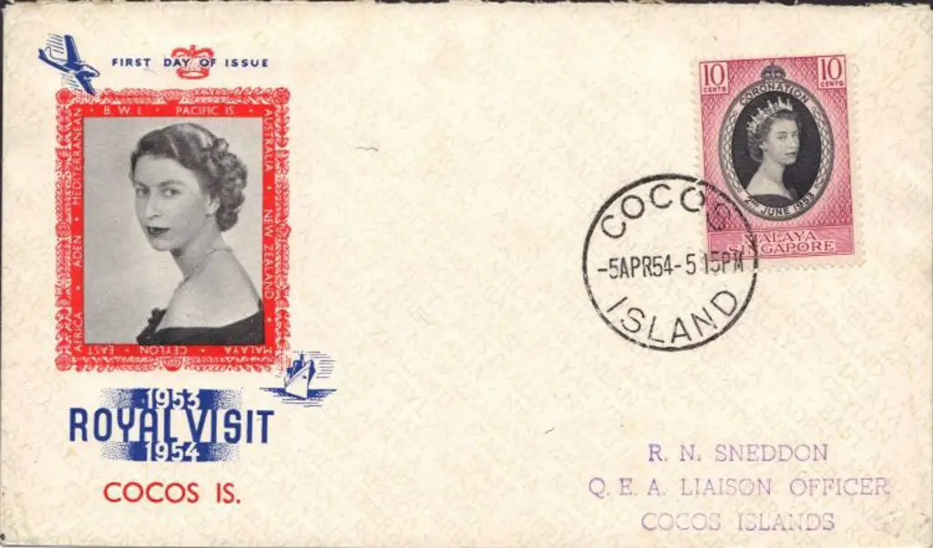 1954 (5th April) 10c Coronation Malaya Singapore ... Image 1++