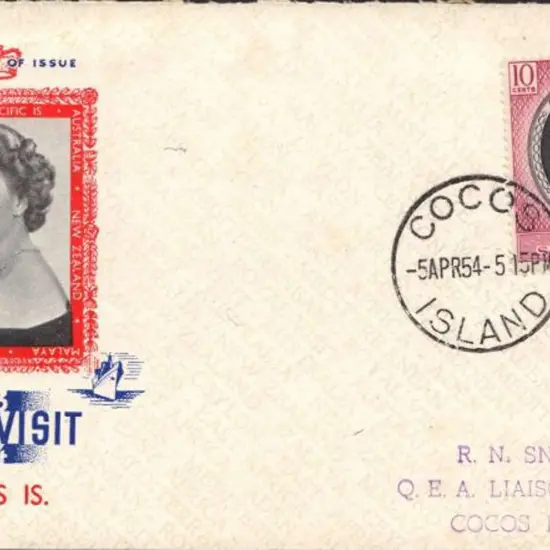 1954 (5th April) 10c Coronation Malaya Singapore ...