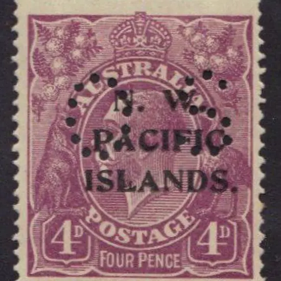 1919/23 4d violet KGV. MLH (light even toning), ...