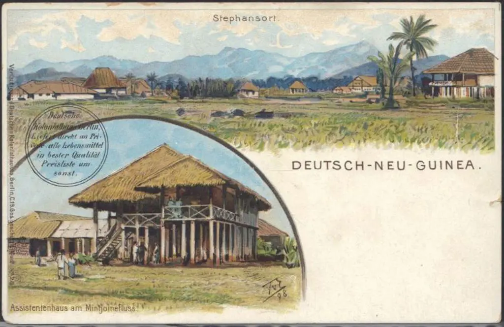 German "Schutzgebiete" picture postcard of ... Image 1++