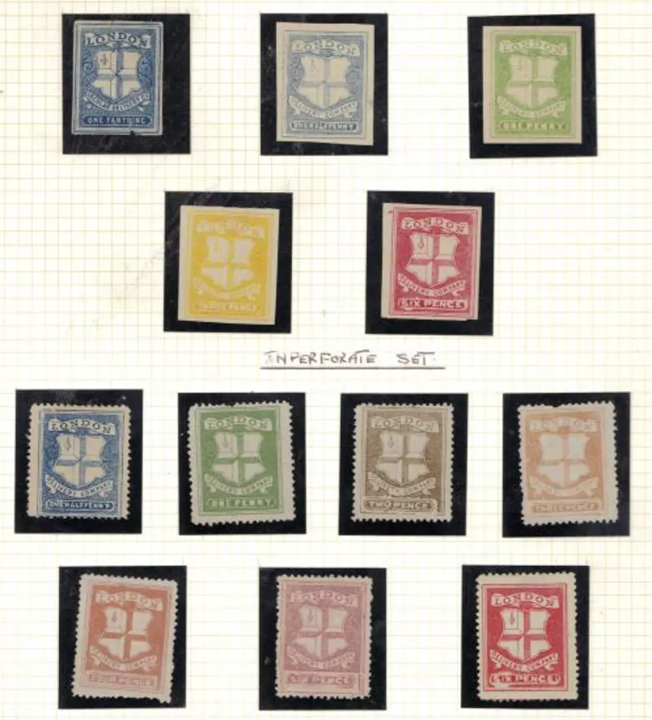 1860's Circular Delivery Co. (London) labels (5 ... Image 1++