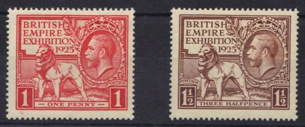1925 Wembley pair. Fine MUH. SG 432/33 Cat. £80 Image 1++