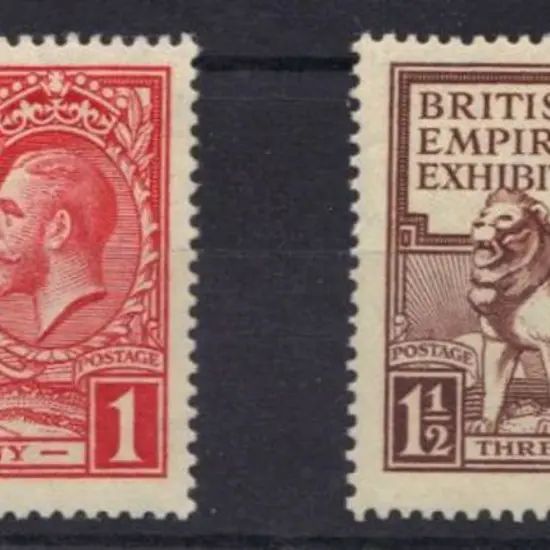 1925 Wembley pair. Fine MUH. SG 432/33 Cat. £80