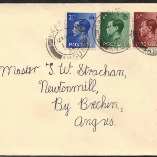 1936 (1st Sept) ½d, 1½d & 2½d King Edward VIII FDC ...