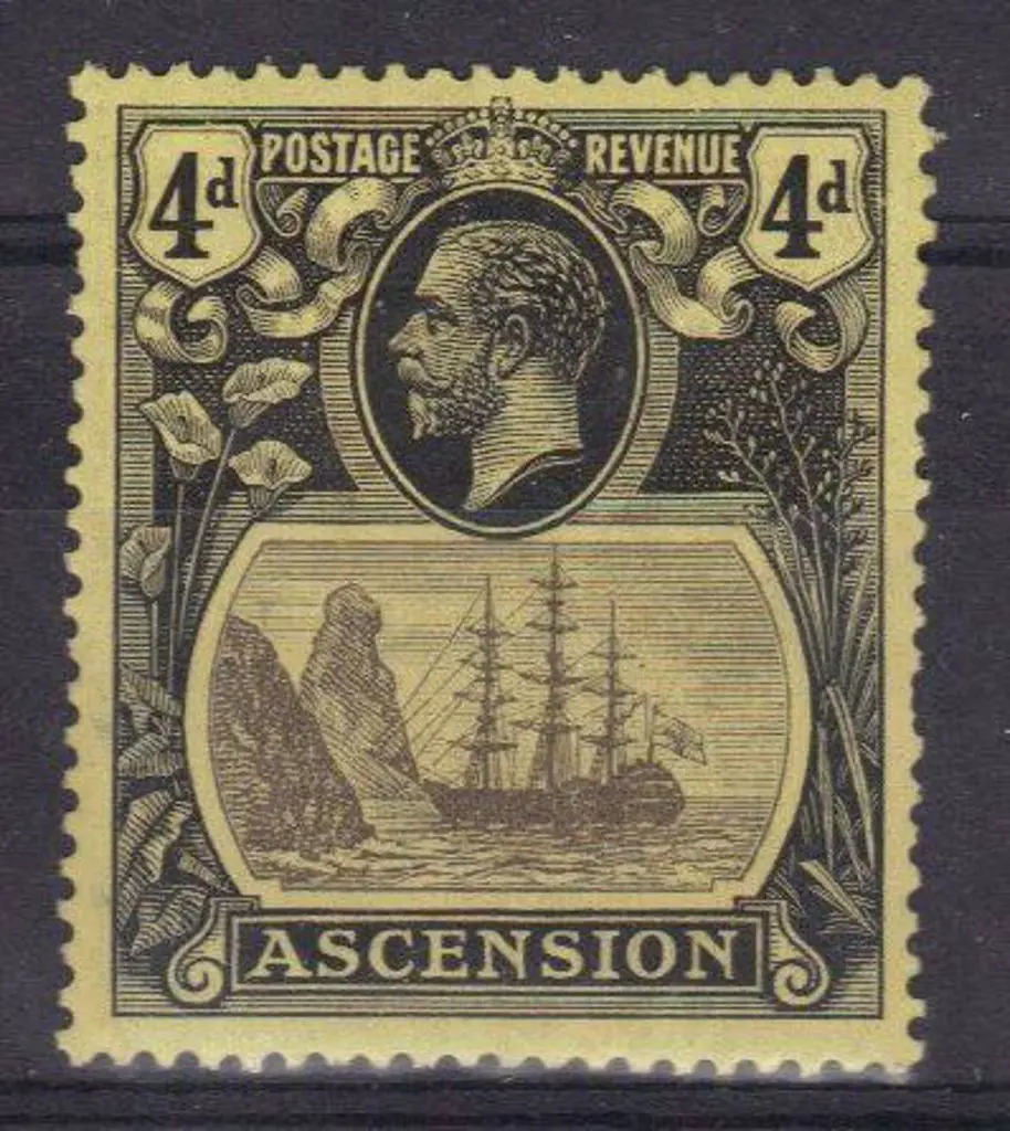 Ascension 1924 4d grey black & black/yellow. Fresh ... Image 1++