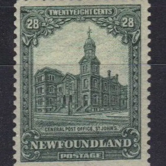 Canada Newfoundland 1928 28c GPO St. John's Fresh ...