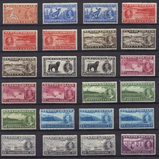 Canada Newfoundland 1937 Long Coronation set ...