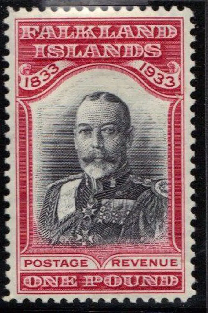 Falkland Islands 1933 Centenary set of 12 to £1 ... Image 1++