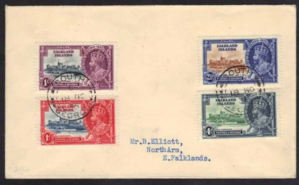 Falkland Islands 1935 (18th Nov) Silver Jubilee ... Image 1++