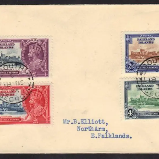 Falkland Islands 1935 (18th Nov) Silver Jubilee ...