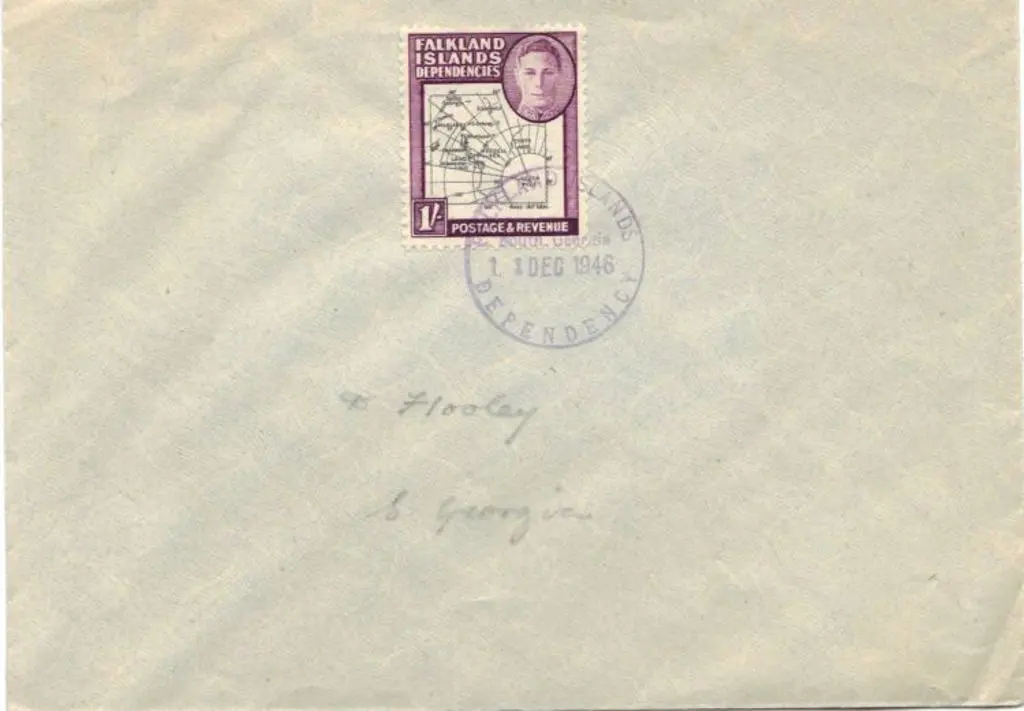 Falkland Islands Dependencies 1946 (11th Dec) 1/- ... Image 1++
