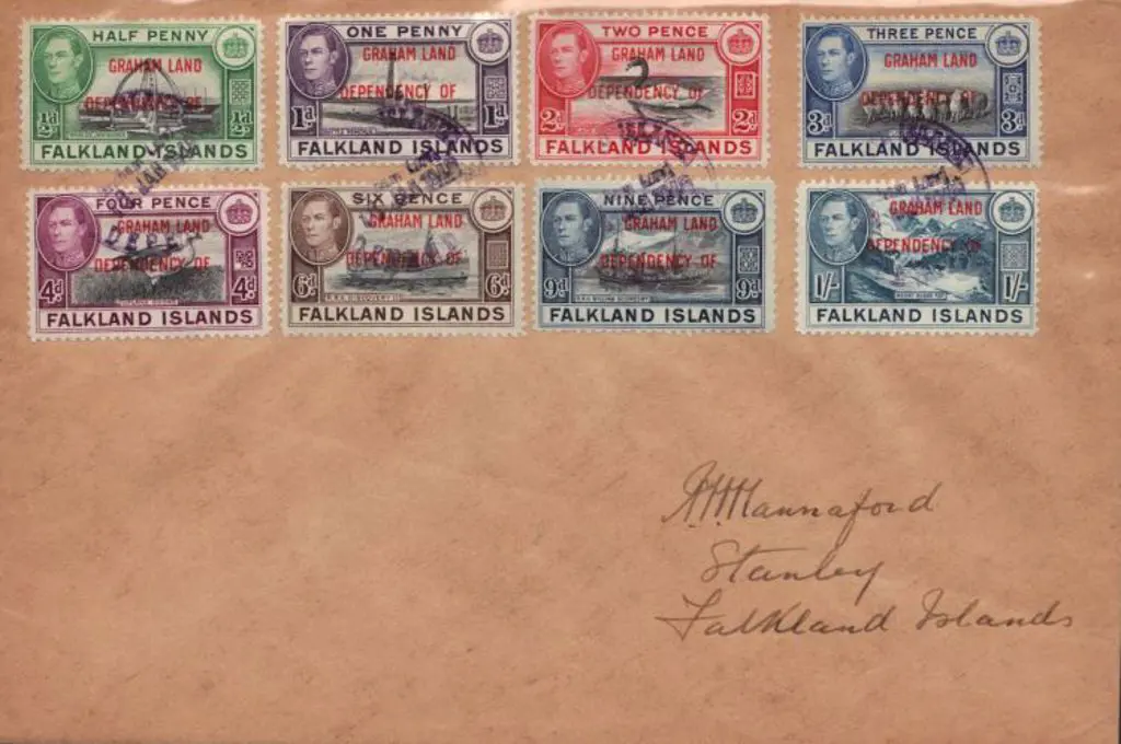 Falkland Islands Graham Island 1946 (10th Jan) ... Image 1++