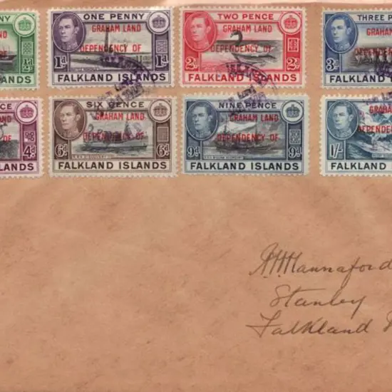 Falkland Islands Graham Island 1946 (10th Jan) ...