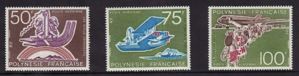 French Polynesia 1975 50th Anniversary of Tahitian ... Image 1++