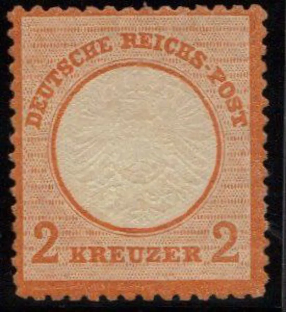Germany 1872 2k orange "large shield" fine MLH. SG ... Image 1++