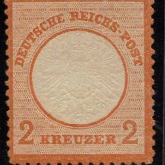 Germany 1872 2k orange "large shield" fine MLH. SG ...