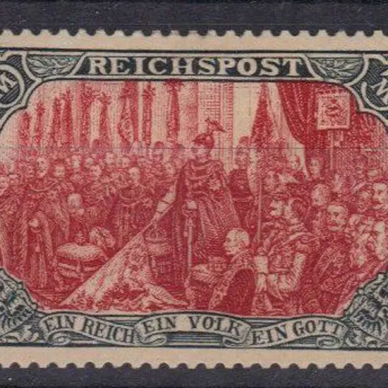 Germany 1900 5mk Reichspost Type II. MLH, small ...