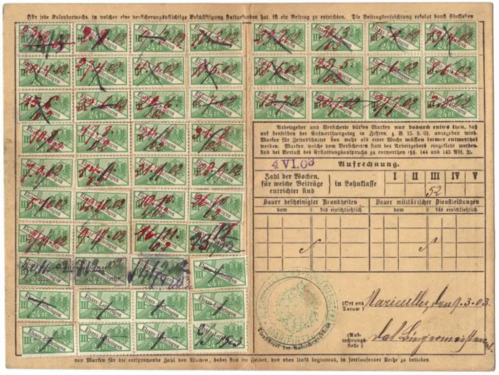 Germany Pre-WWI occupation of Elsass-Lothringen ... Image 1++