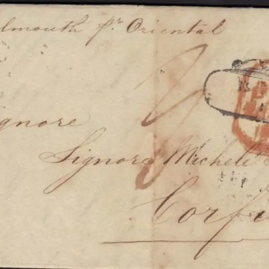 Ionian Islands 1842 (28th Feb) entire with ...