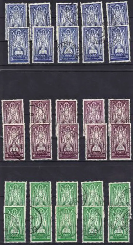 Ireland 1942/45 St Patrick set of 3 x10 F/U. SG ... Image 1++