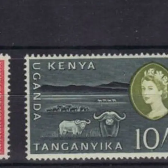KUT 1960 5/-, 10/- & 20/- QEII high value defins. ...