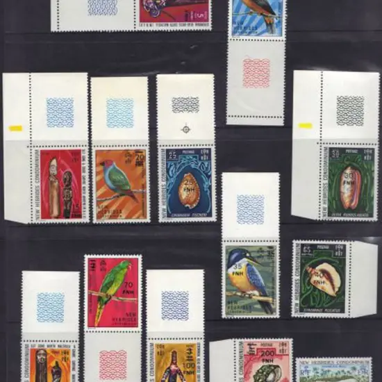 New Hebrides 1977 Currency Overprints set of 13 to ...