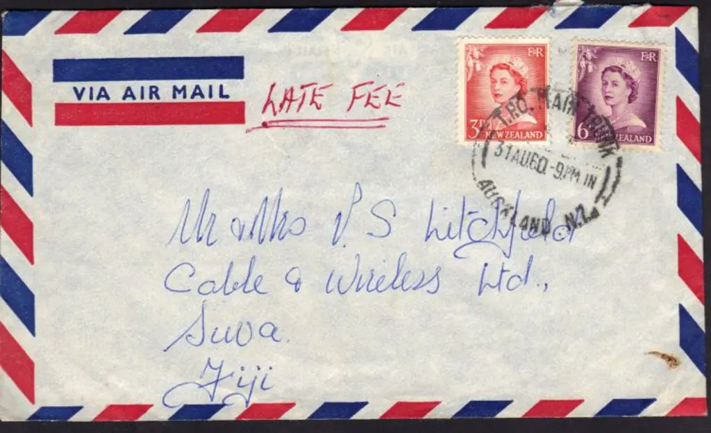 New Zealand 1960 (31st Aug) T.P.O. MAIN TRUNK ... Image 1++