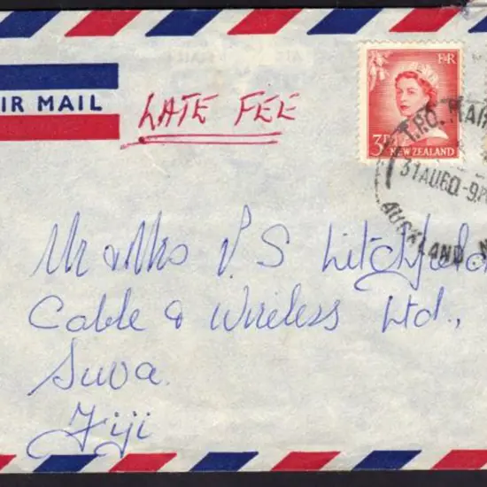 New Zealand 1960 (31st Aug) T.P.O. MAIN TRUNK ...