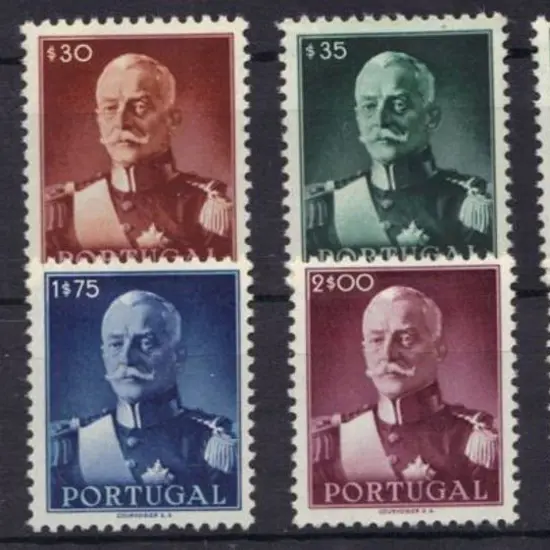 Portugal 1945 Caranoma set of 8. MLH but top value ...