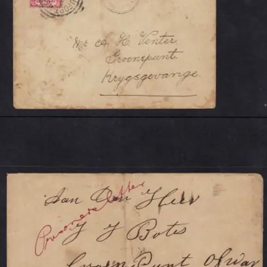 South Africa - Boer War 1900 covers to Green Point ...
