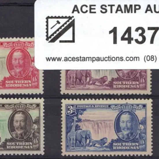 Southern Rhodesia 1935 Silver Jubilee set of 4. ...