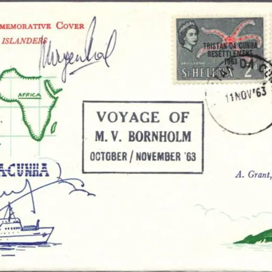 Tristan Da Cunha 1963 (11th Nov) Voyage of MV ...