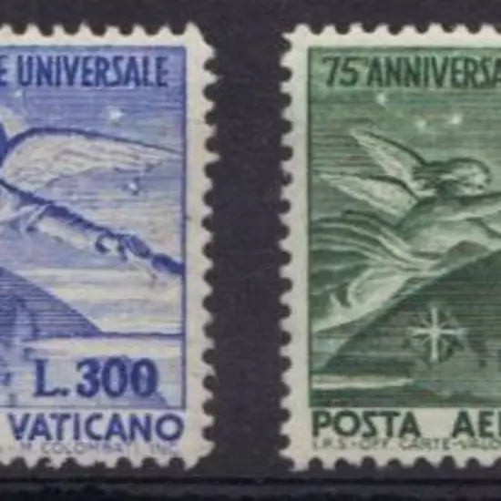 Vatican 1949 UPU pair fresh MVLH. SG 149/50 Cat. ...