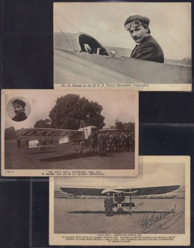 1913 London Daily Mail newspaper Aeroplane Tour of ... Image 1++
