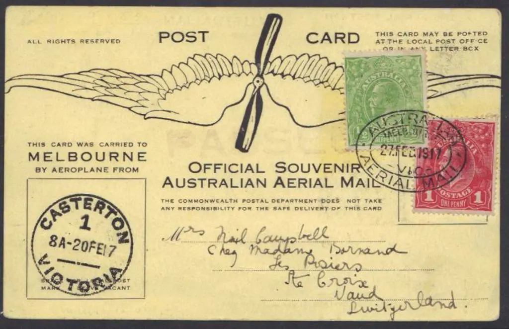 1917 (24th Jan) Basil Watson Postcard with ½d ... Image 1++