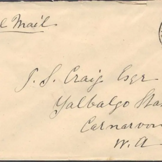 1931 (14th Mar) flight cover bearing KGV tied by ...