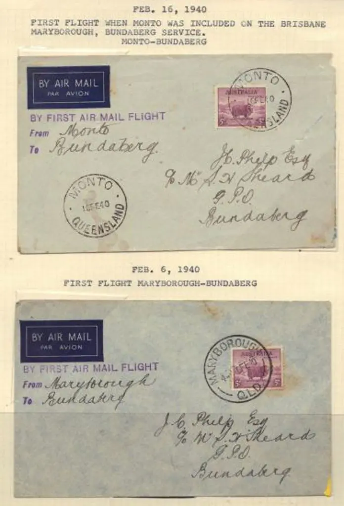 1940 (6th Feb) Monto to Bundaberg & Maryborough to ... Image 1++