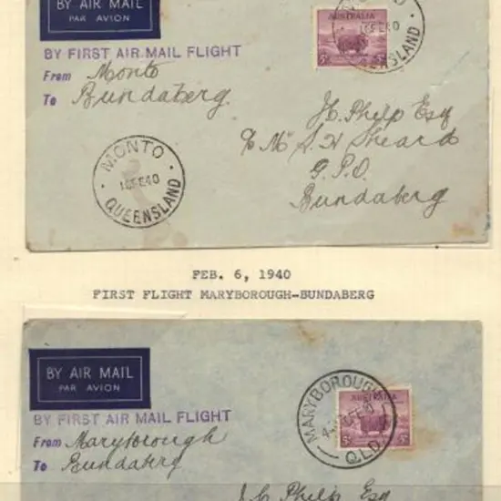 1940 (6th Feb) Monto to Bundaberg & Maryborough to ...