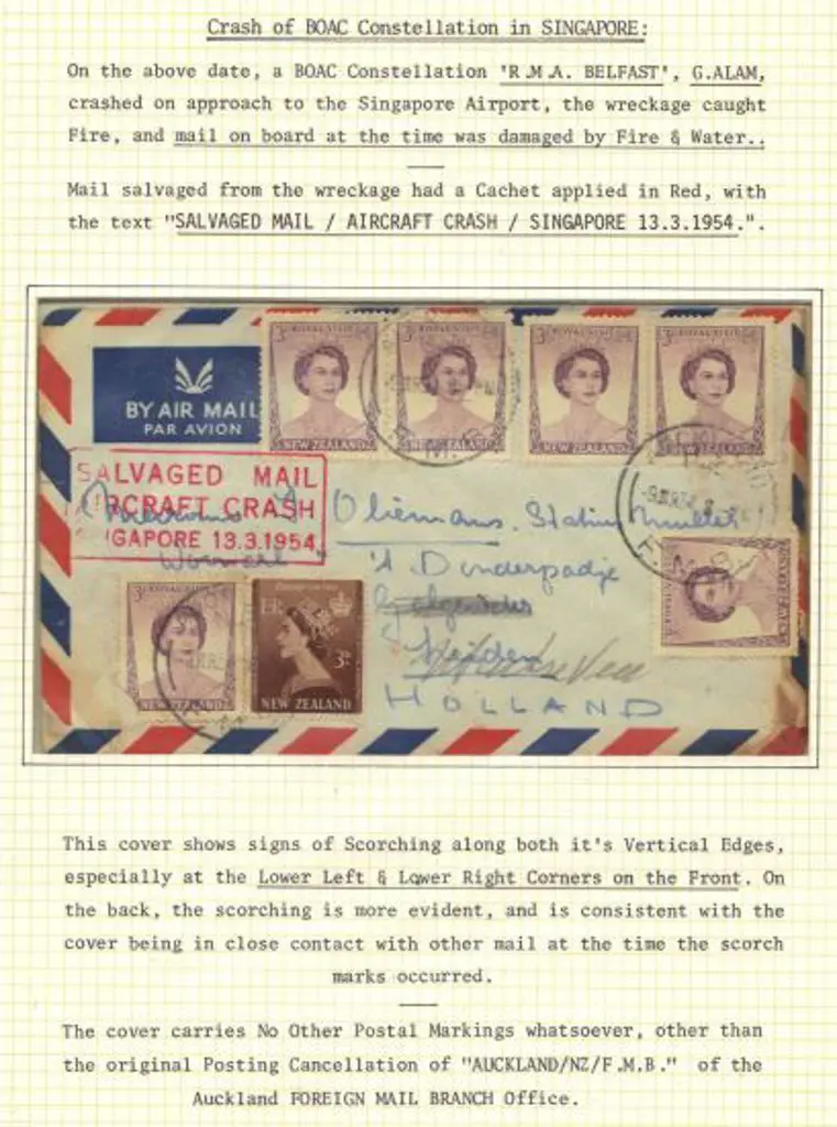 1954 (13th Mar) Belfast Crash cover from British ... Image 1++