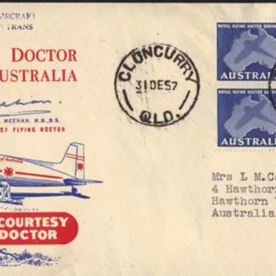 1957 (31st Dec) Royal Flying Doctor Service First ...