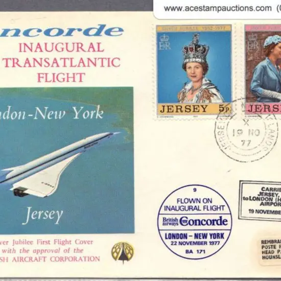 1977 (19th Nov) Concorde Inaugural London to New ...