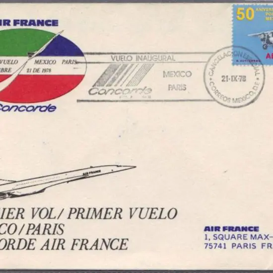 1978 (21st Sept) Air France Concorde First Flight ...