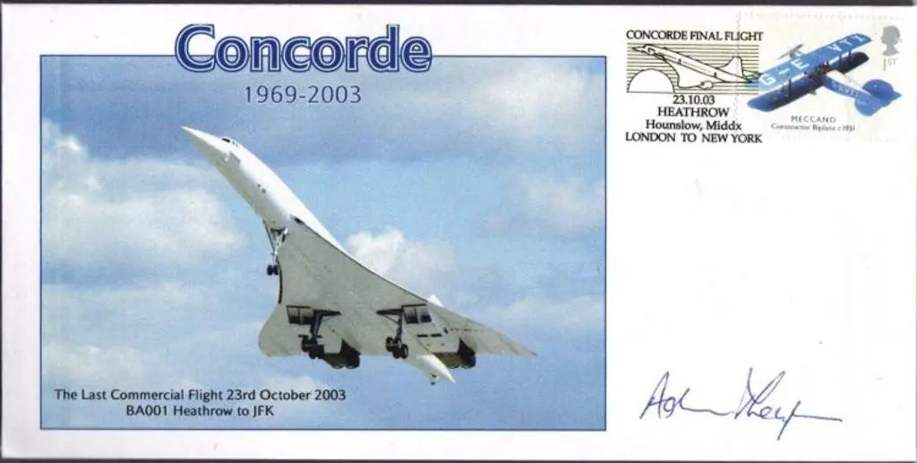 2003 (23rd Nov) Concorde Final Flight cover with ... Image 1++