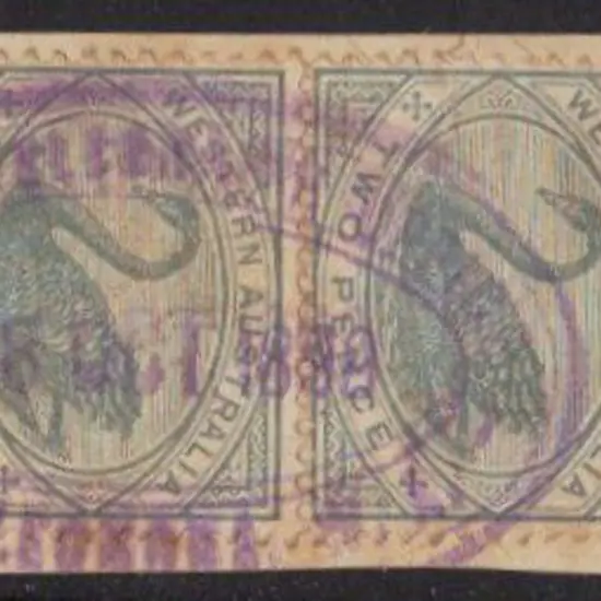 Mt Leonora (Post) & Telegraph Office ORS 2 on pair ...