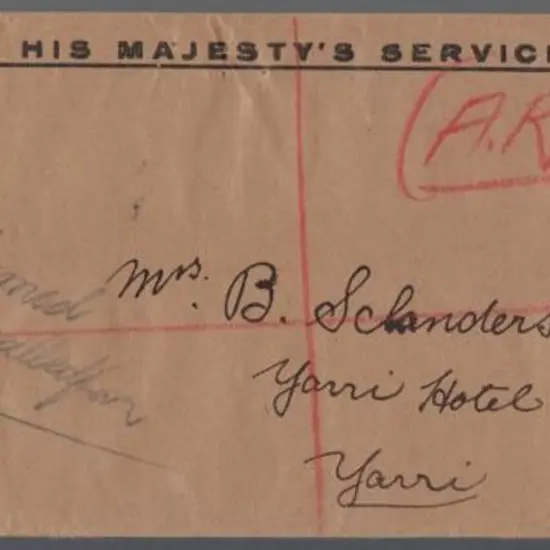 Yarri 1936 (12th Aug) Registered Boulder, ...