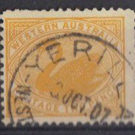 Yerilla A25 for 9 OCT 07. 70% strike on 2d yellow ...